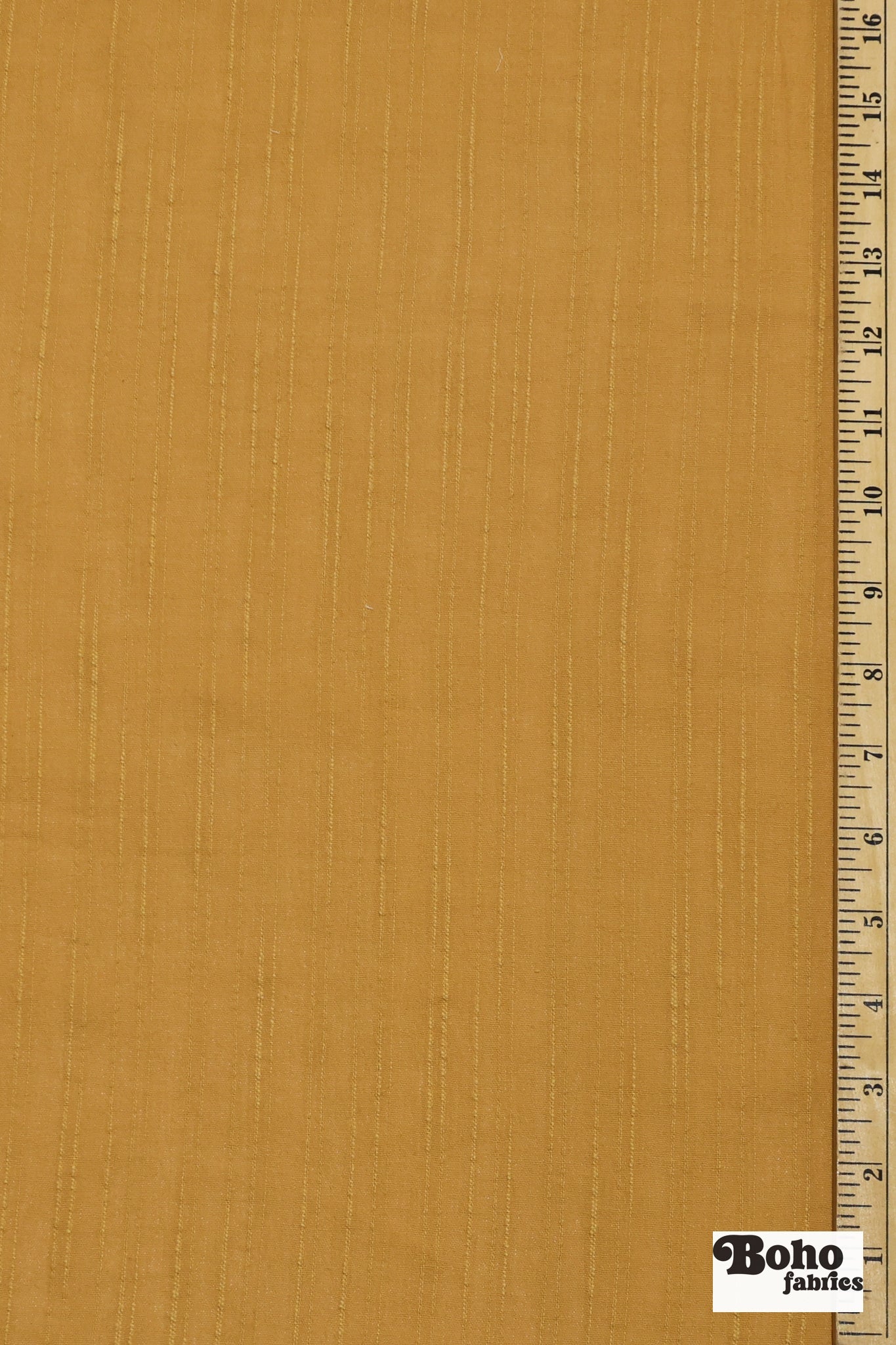Gold Slub Textured Crepe Woven Fabric - Boho Fabrics - Crepe, Woven