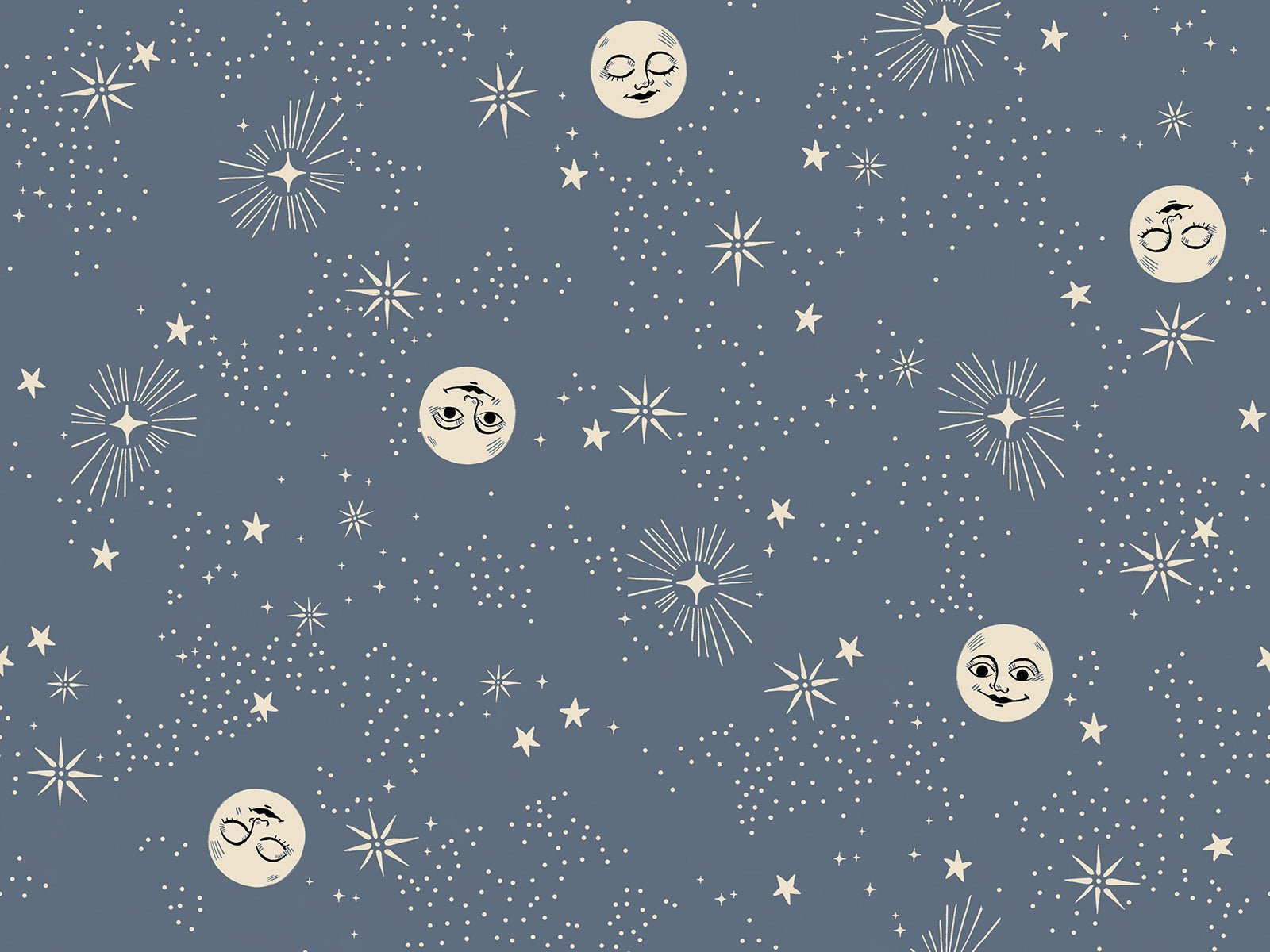 Good Spirits in Ghostly by Ruby Star Society - 100% Cotton Quilting Fabric - RS5136 12 - Boho Fabrics - Quilting Cotton, Woven