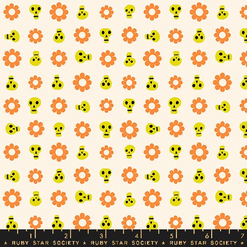Good Spirits in Natural by Ruby Star Society - 100% Cotton Quilting Fabric - RS5141 11 - Boho Fabrics - Quilting Cotton, Woven
