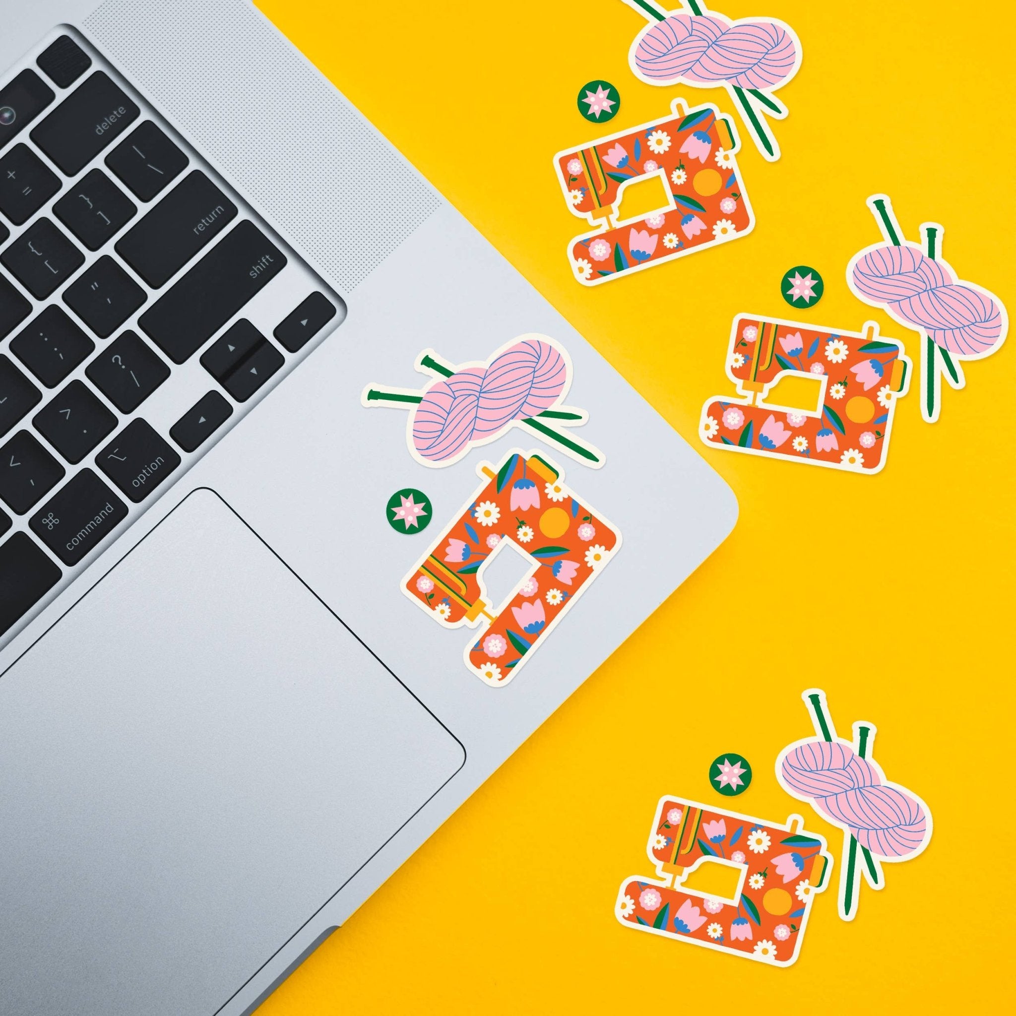 Grandma Hobbies Sticker Sheet - Boho Fabrics -