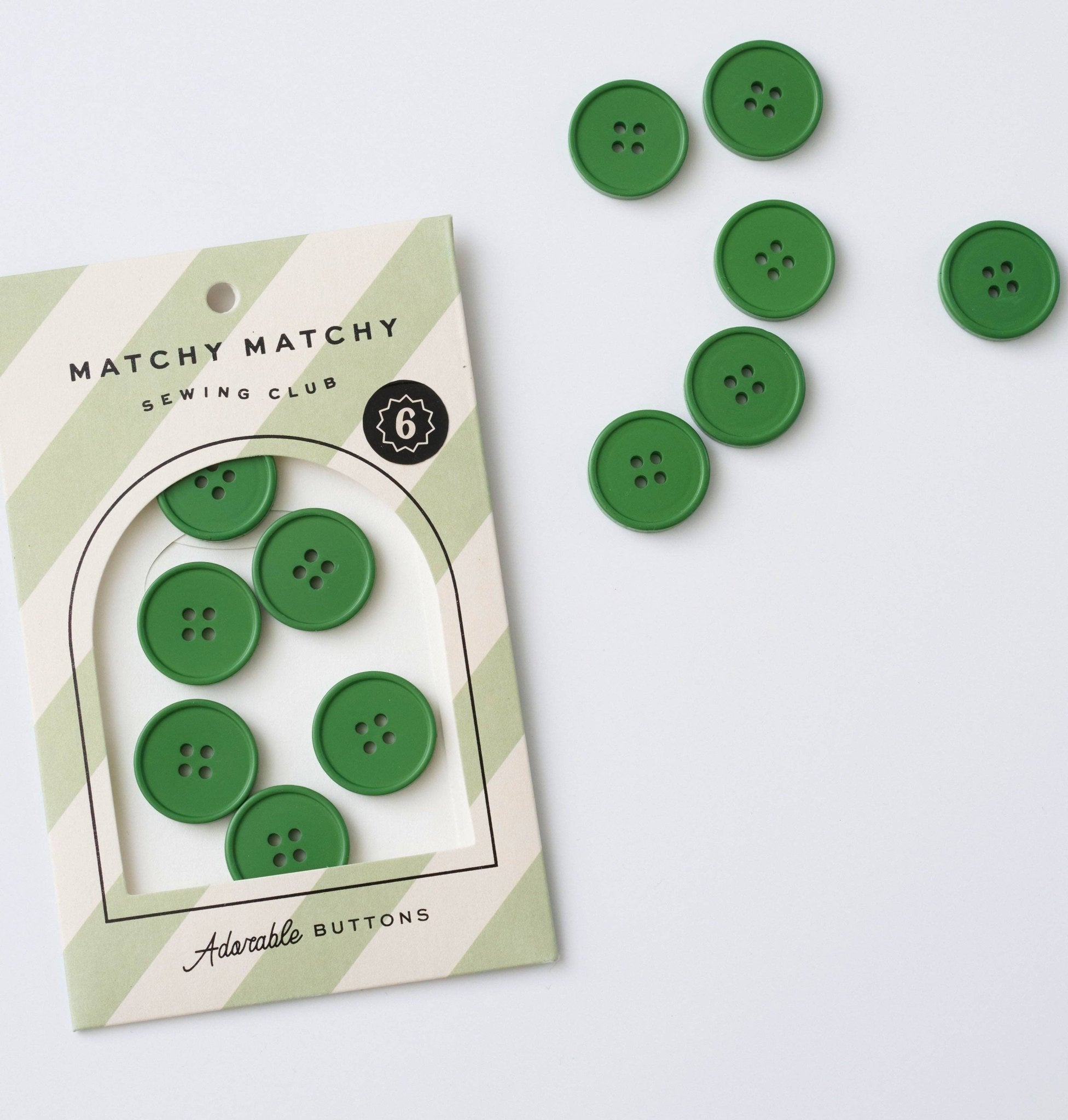 Grass Retro Buttons - Boho Fabrics - Buttons & Snaps