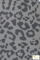 Gray Lynx, Printed Sweater Knit. PRSW-139 - Boho Fabrics