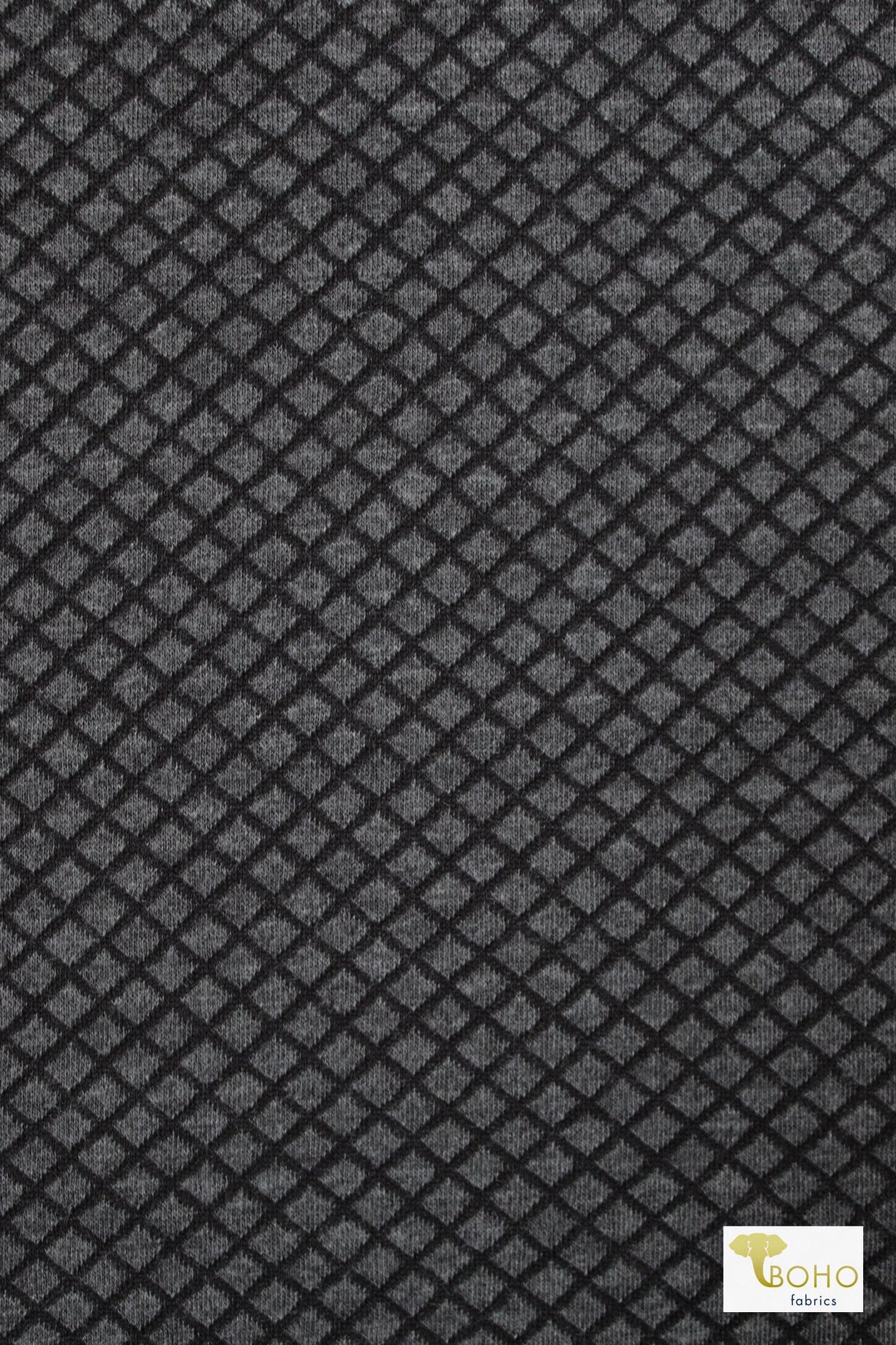 Jacquard Knit Pants in Grey