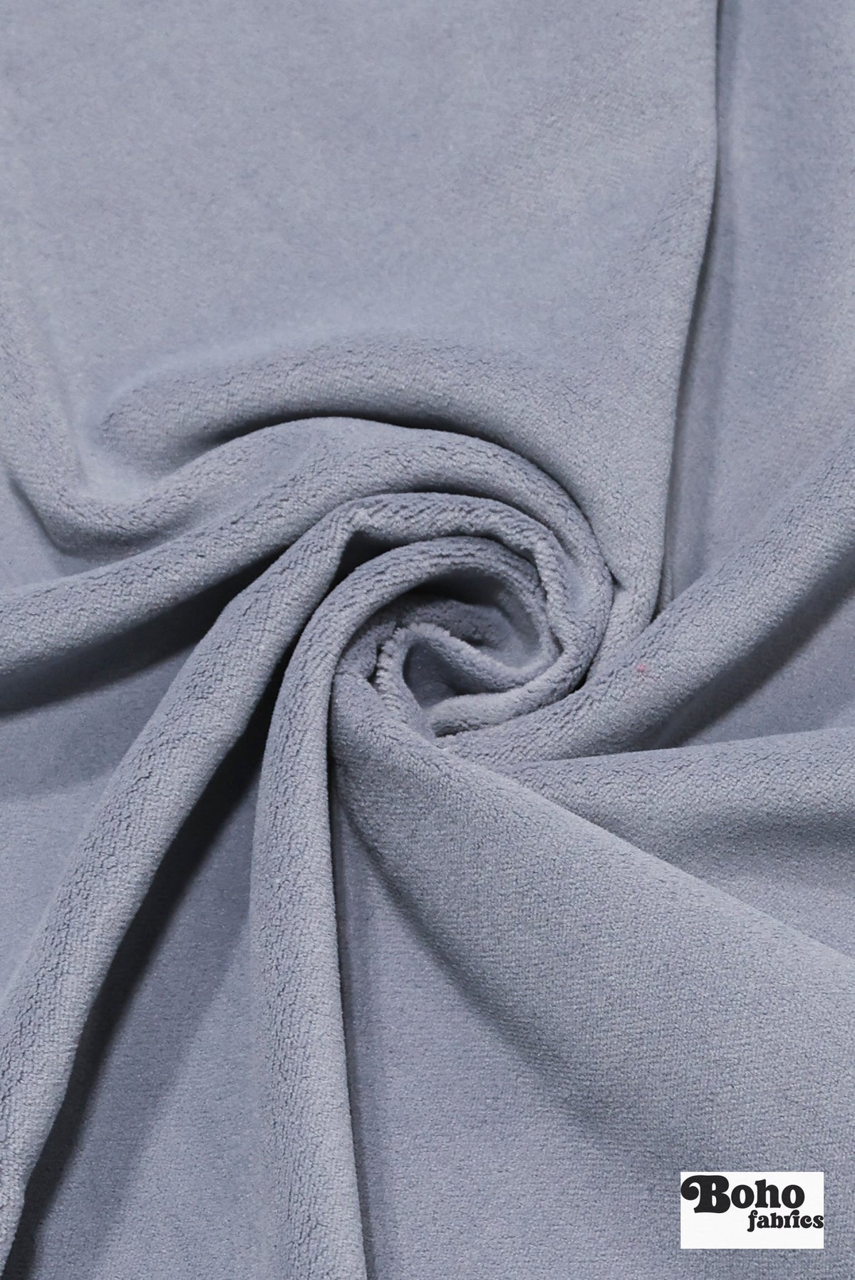 Gray, Velveteen Woven Fabric - Boho Fabrics - Home Dec. & Upholstery Fabric