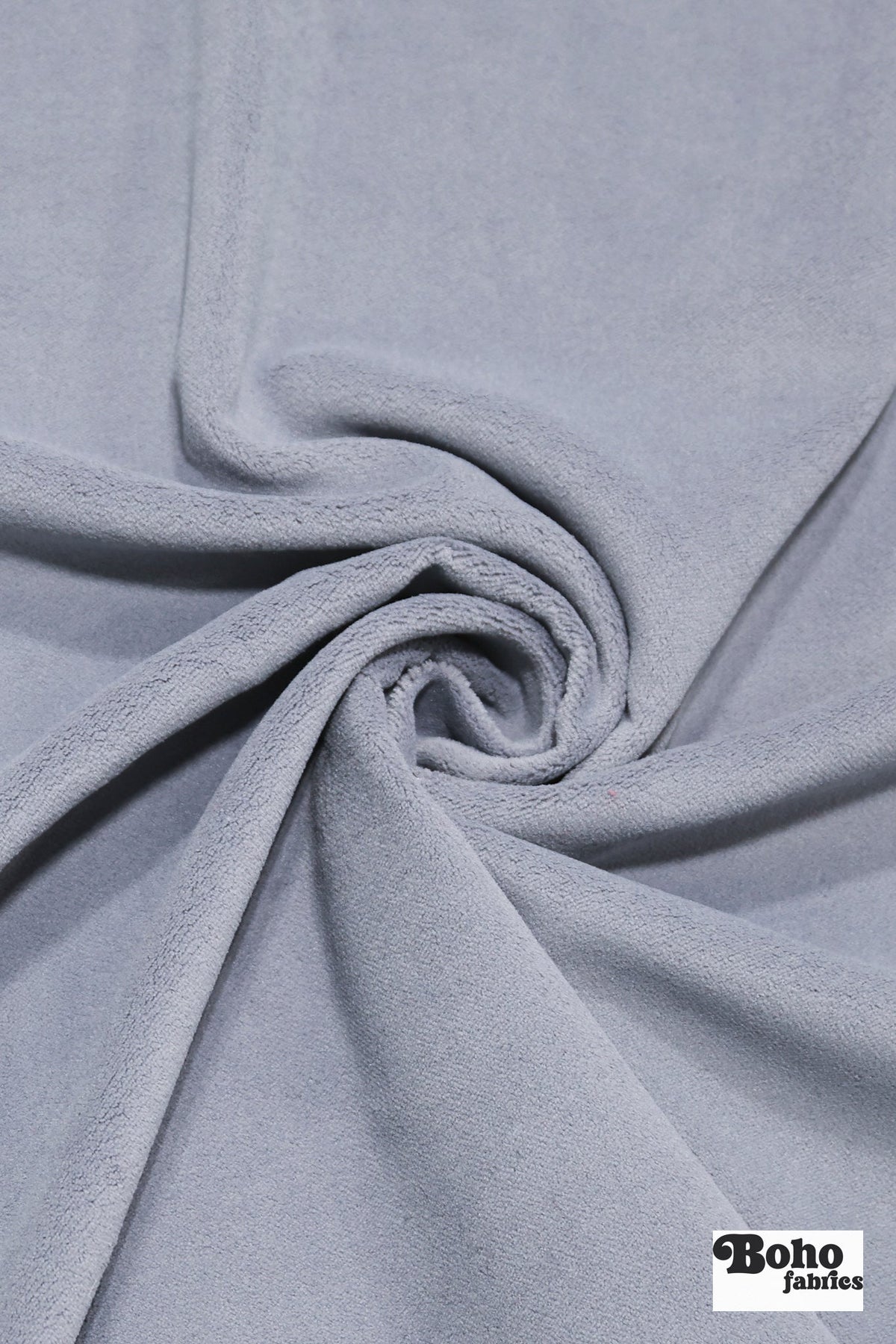 Gray, Velveteen Woven Fabric - Boho Fabrics - Home Dec. & Upholstery Fabric