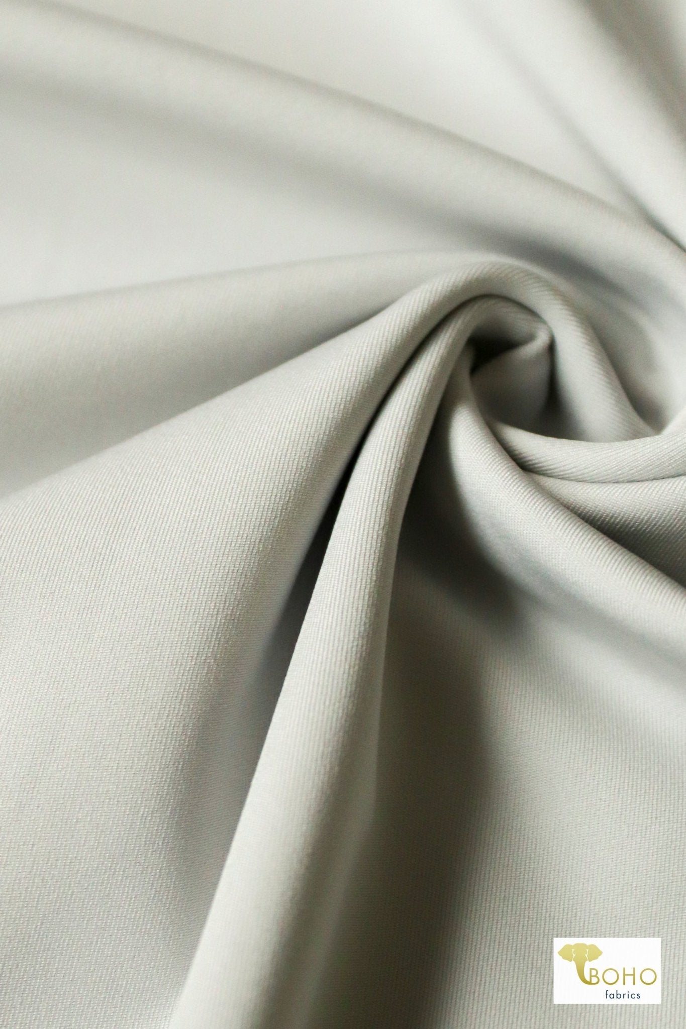 Gray/Silver, Athletic Knit - Boho Fabrics