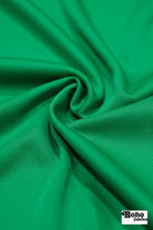 Green Interlock Polyester Knit Fabric - Boho Fabrics - Lining