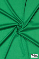 Green Interlock Polyester Knit Fabric - Boho Fabrics - Lining