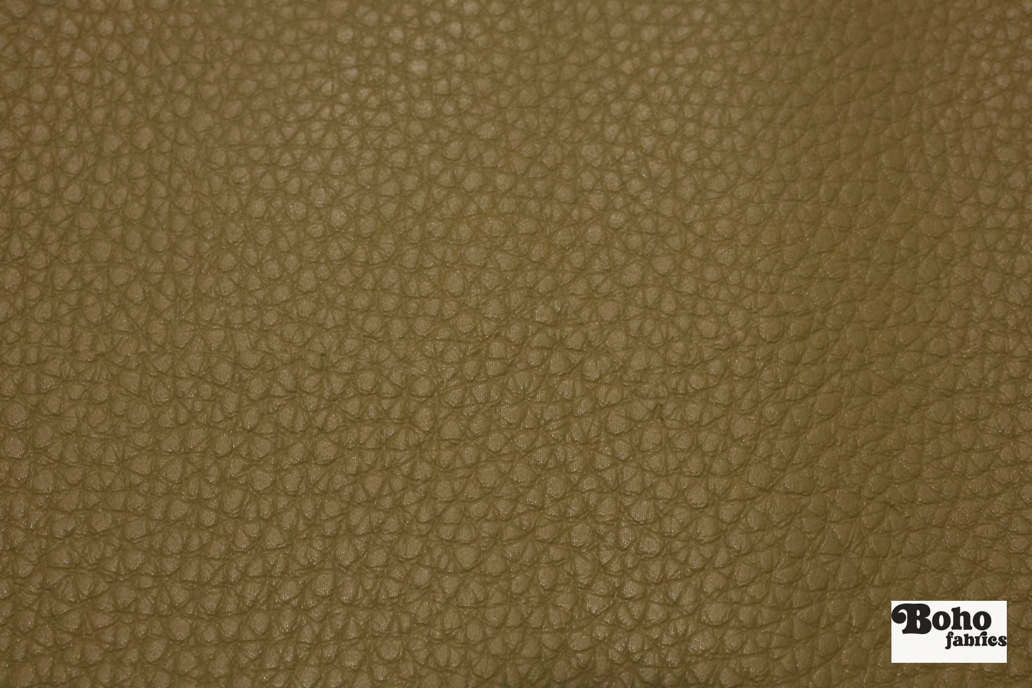 Green Pebble Faux Leather Upholstery Fabric - Boho Fabrics - Home Dec. & Upholstery Fabric