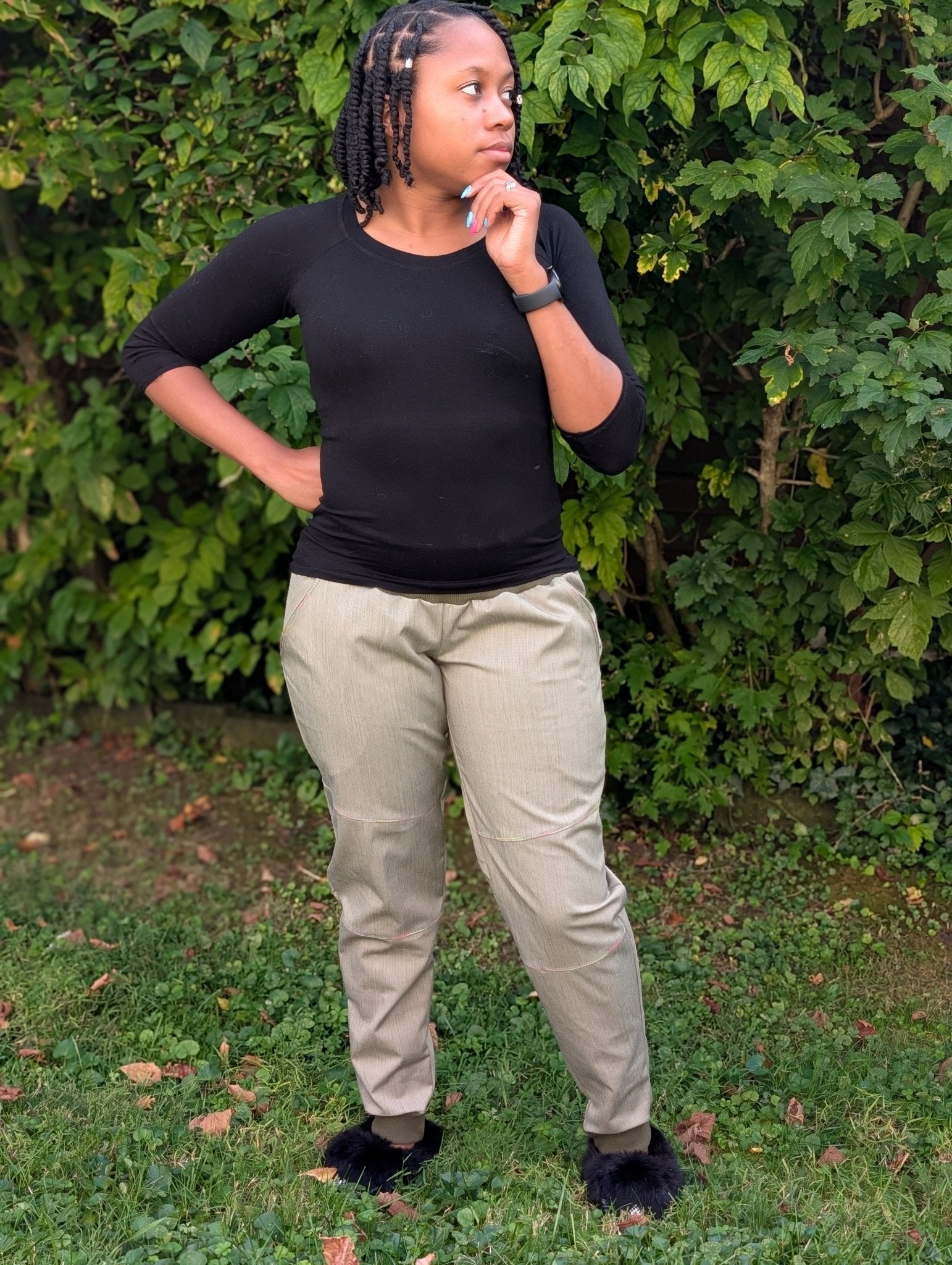 Green, Stretch Woven Fabric - Boho Fabrics - Stretch Woven Fabric