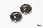 Gunmetal 4-Hole Plastic Buttons. 32L (20mm 13/16"), 36L (23mm / 7/8"), 40L (25mm / 1") - Boho Fabrics - Buttons & Snaps