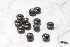 Gunmetal Dome Metal Shank Buttons. 18L (11.5mm / 7/16") - Boho Fabrics - Buttons & Snaps