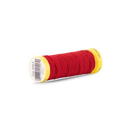 Gutermann Elastic Thread - Tex 190 - 11 yds. - Col. 2063 - Red - Boho Fabrics - Thread