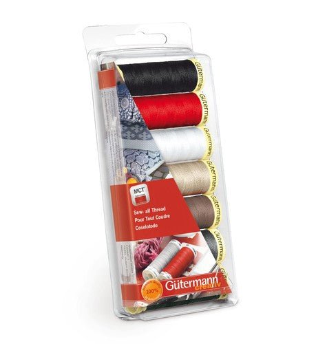 Gutermann Sew-All Polyester Thread Set, 7 Spools - Boho Fabrics - Thread