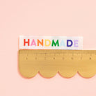 Handmade Woven Sewing Labels - Rainbow Colors - Boho Fabrics -