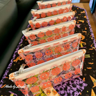 Happy Cute Jack-O-Lanterns TPU Vinyl for sewing - Boho Fabrics - Vinyl Fabric