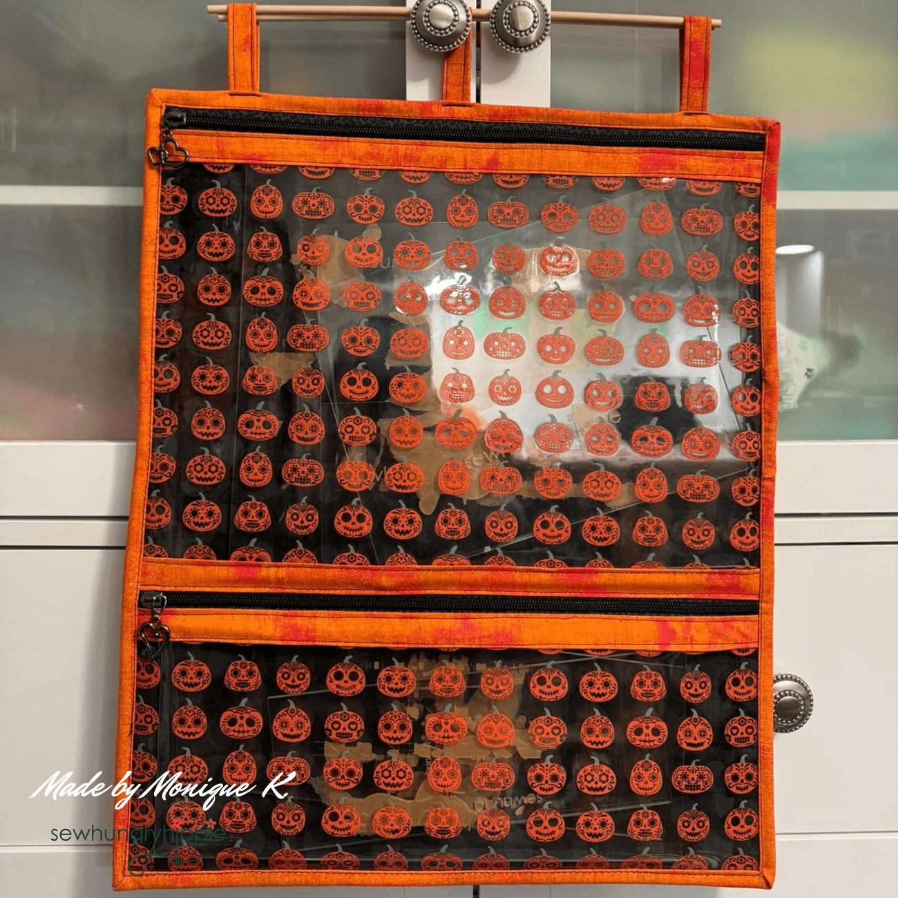 Happy Cute Jack-O-Lanterns TPU Vinyl for sewing - Boho Fabrics - Vinyl Fabric
