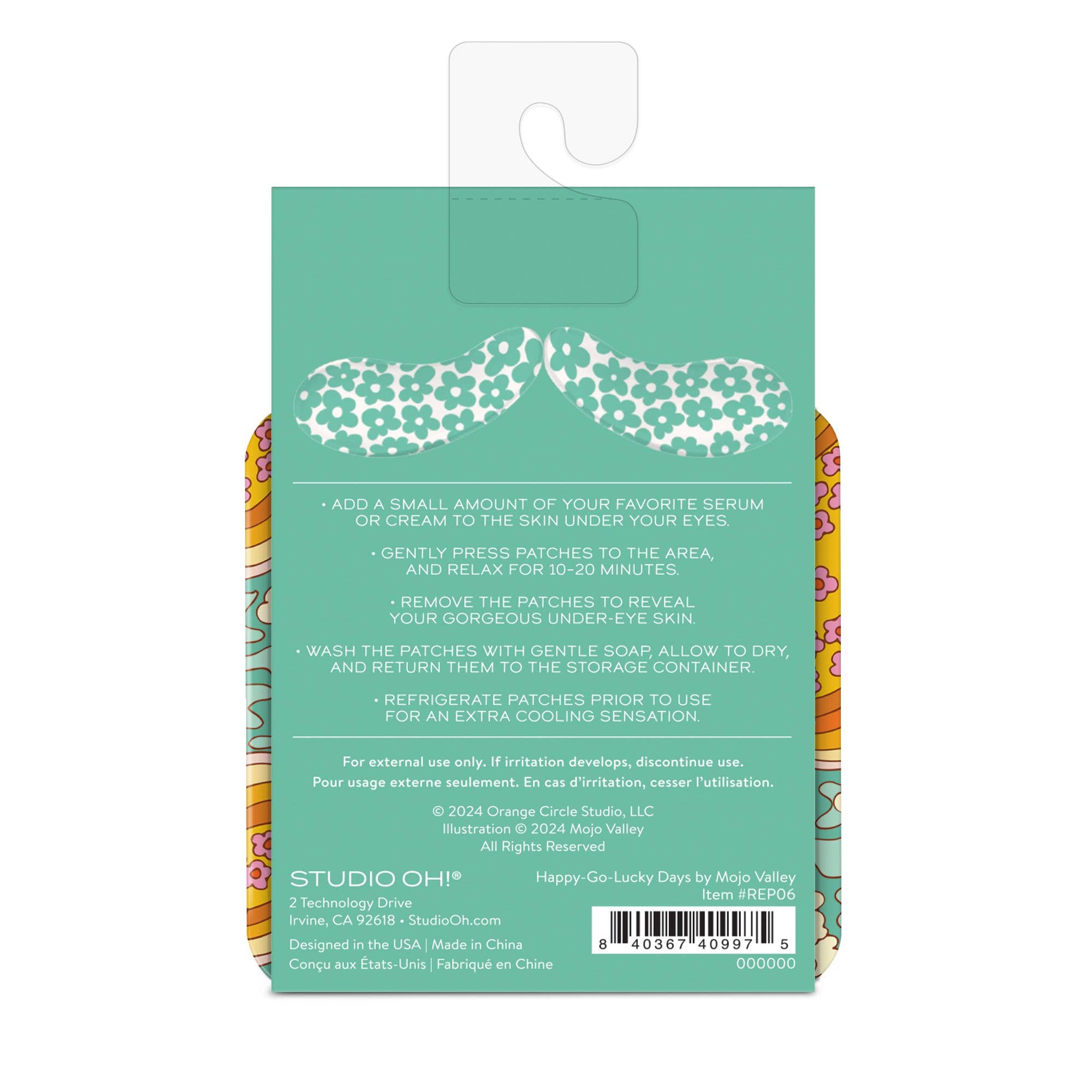 Happy - Go - Lucky Days Reusable Under - Eye Patches - Boho Fabrics - 