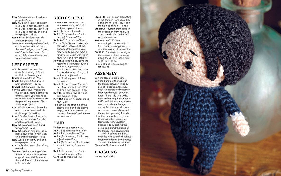 Harry Potter: The Official Book of Crochet Amigurumi (SALE!) - Boho Fabrics - 