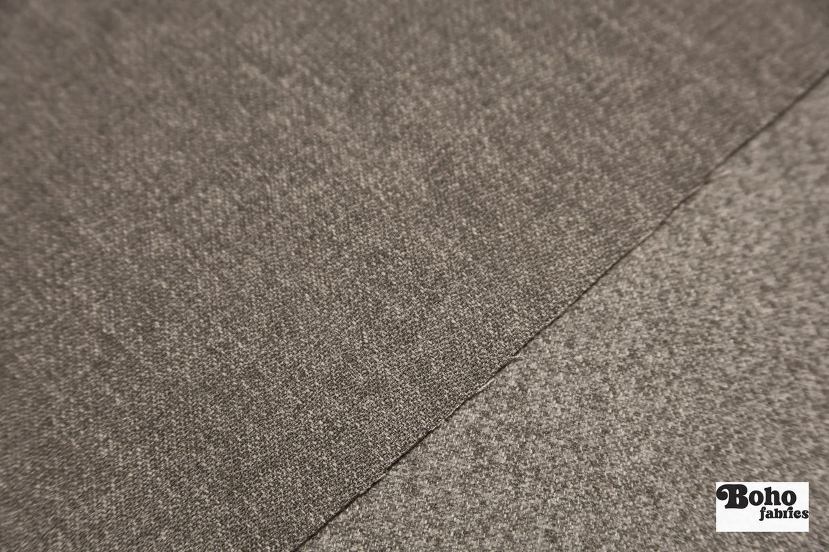 Heathered Gray Textured Upholstery Woven Fabric - Boho Fabrics - Home Dec. & Upholstery Fabric