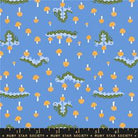 Hello Alice in Lindley Blue by Sarah Watts for Ruby Star Society – 100% Cotton Fabric – RS2127 12 - Boho Fabrics - Quilting Cotton, Woven