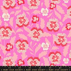 Hello Alice in Lipstick by Sarah Watts for Ruby Star Society – 100% Cotton Fabric – RS2126 12 - Boho Fabrics - Quilting Cotton, Woven