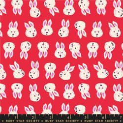 Hello Alice in Ruby by Sarah Watts for Ruby Star Society – 100% Cotton Fabric – RS2125 13 - Boho Fabrics - Quilting Cotton, Woven