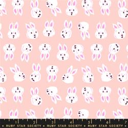 Hello Alice in Vintage Pink by Sarah Watts for Ruby Star Society – 100% Cotton Fabric – RS2125 11 - Boho Fabrics - Quilting Cotton, Woven
