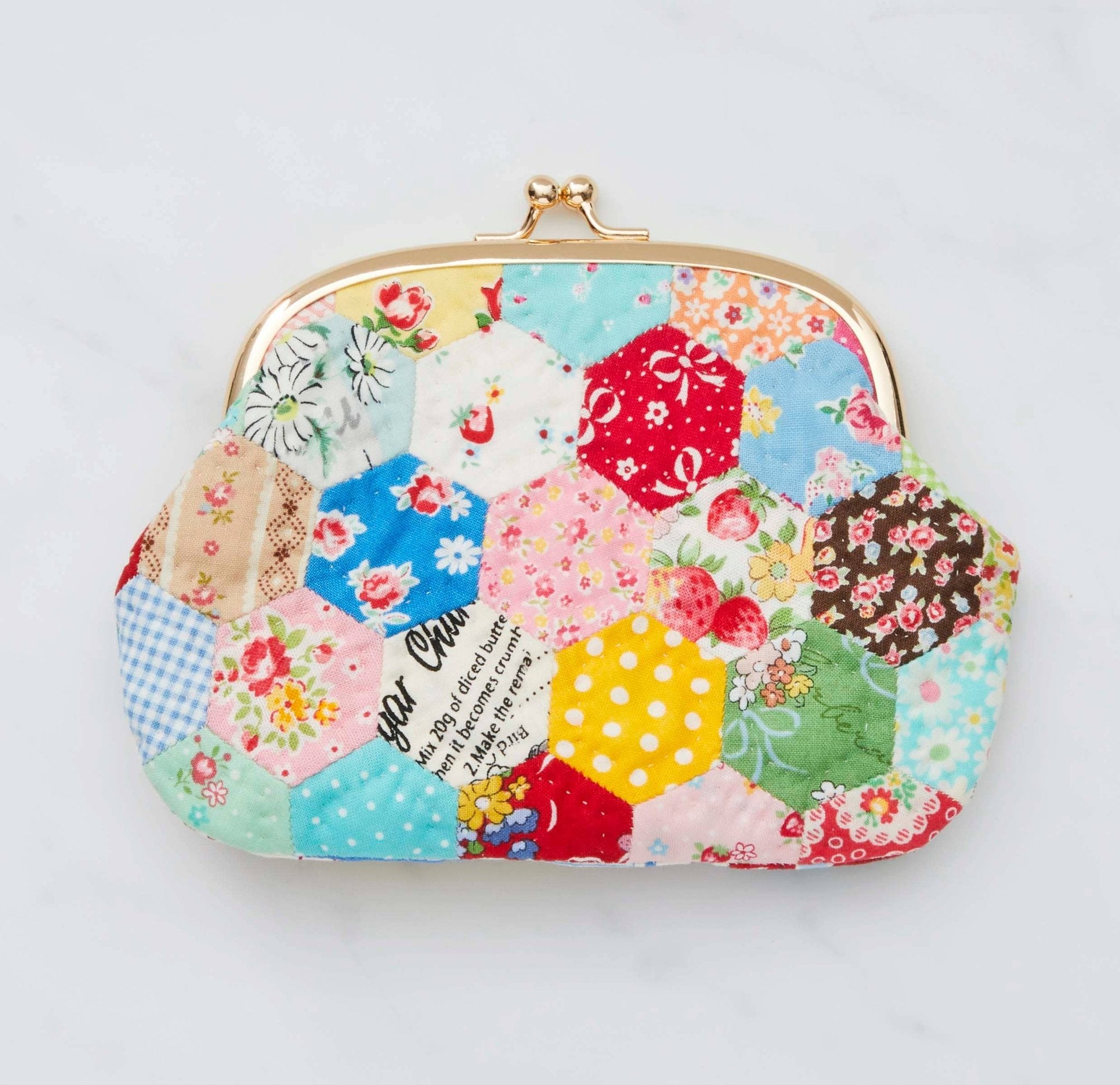 Hexagon Clasp Purse, Sewing Pattern with Hardware - Boho Fabrics - Sewing Patterns