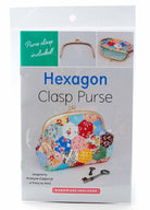 Hexagon Clasp Purse, Sewing Pattern with Hardware - Boho Fabrics - Sewing Patterns