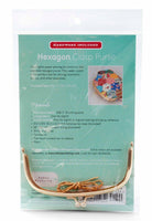 Hexagon Clasp Purse, Sewing Pattern with Hardware - Boho Fabrics - Sewing Patterns