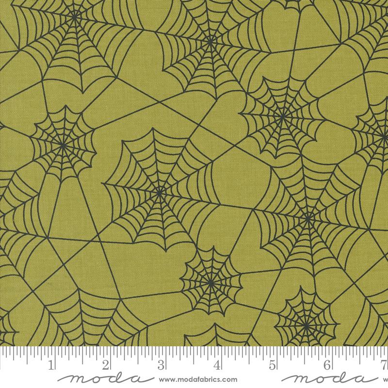 Hey Boo Witchy Green 5213 17 Moda 1 - Boho Fabrics - Quilting Cotton, Woven