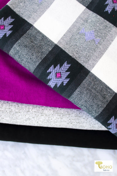 08/31/2023 Fabric Happy Hour! Embroidered Flannel, Bundle. READY TO SHIP!