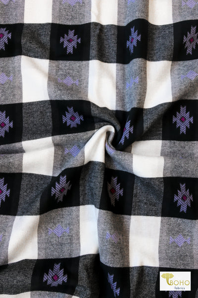 08/31/2023 Fabric Happy Hour! Embroidered Flannel, Bundle. READY TO SHIP!