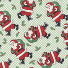 Holly Jolly in Mint by Moda - 100% Cotton Quilting Fabric - 31180 13 - Boho Fabrics - Quilting Cotton, Woven