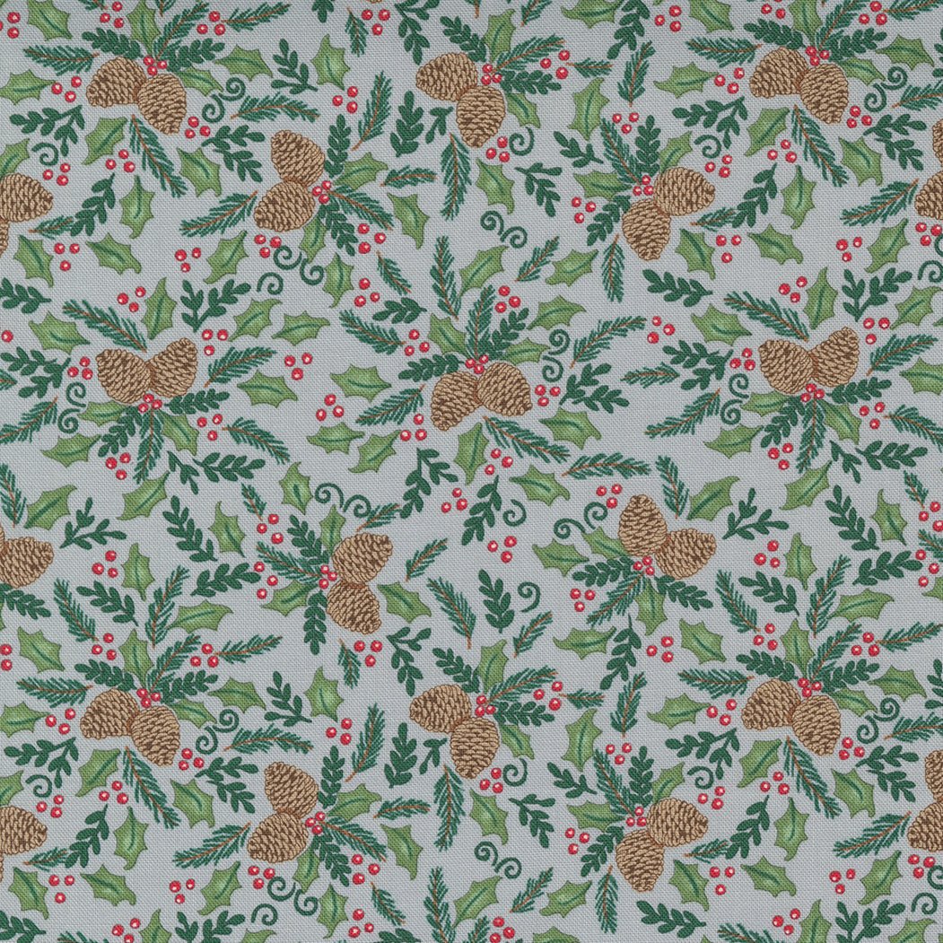 Home Sweet Holidays Grey 56004 16 Moda 1 - Boho Fabrics - Quilting Cotton, Woven