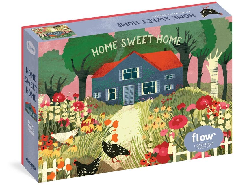 Home Sweet Home 1,000 - Piece Jigsaw Puzzle - Boho Fabrics - Books