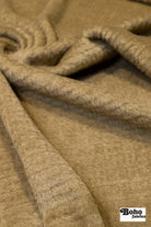 Honey, High Loft Grid Fleece Fabric by Polartec, - Boho Fabrics - Performance Fabrics