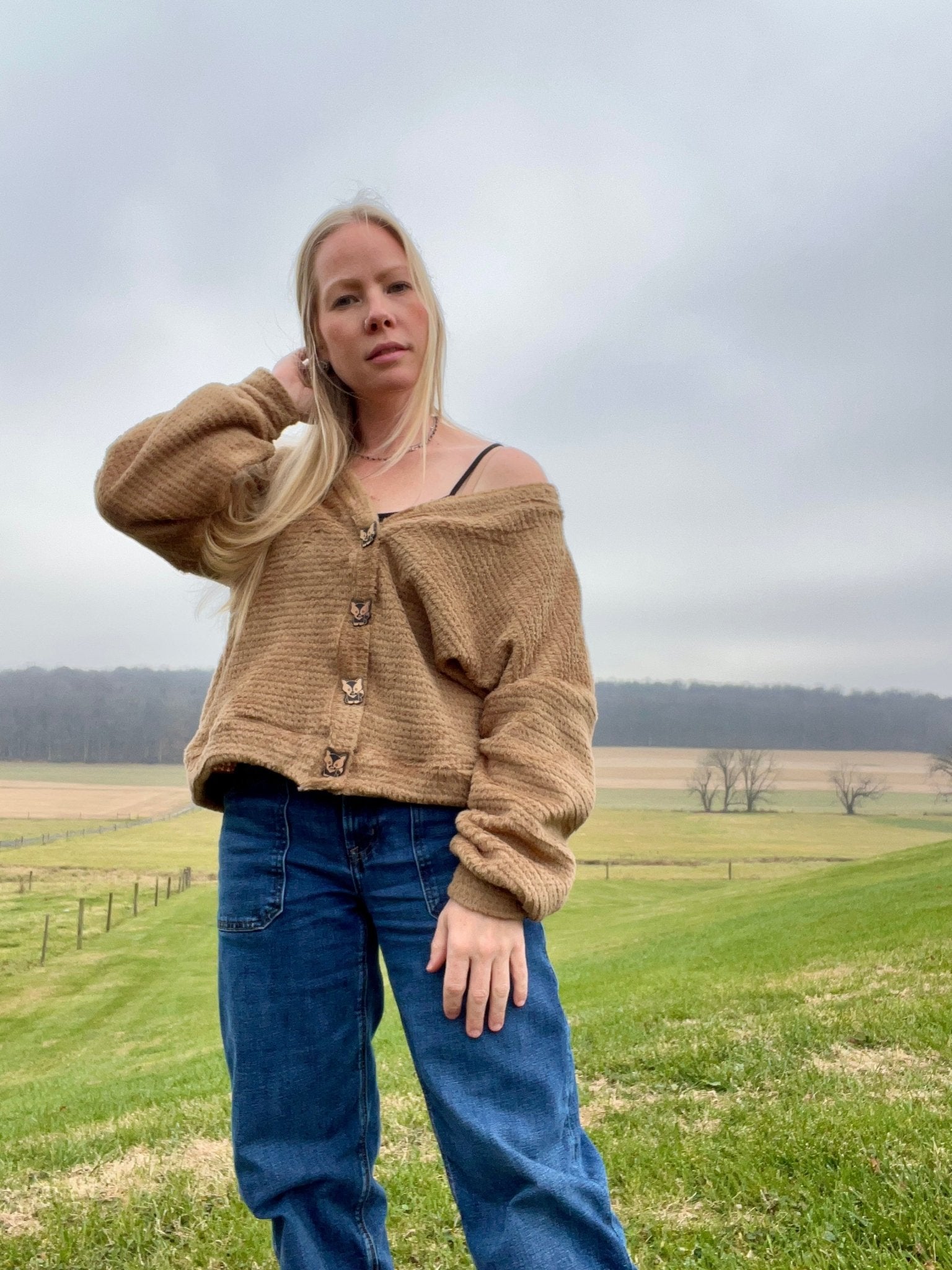 Honey, High Loft Grid Fleece Fabric by Polartec, - Boho Fabrics - Performance Fabrics