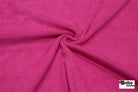 Hot Pink Terry Cloth Knit Fabric - Boho Fabrics - French Terry Solid Knit
