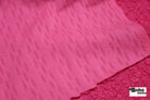 Hot Pink Textured Crinkle Knit Fabric. Special Occasion. - Boho Fabrics - Special Occasion Fabric