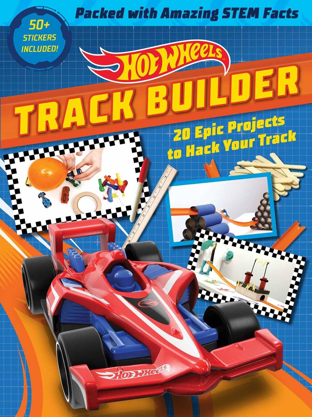 Hot Wheels Track Builder:20 Epic Projects (50 Stickers!) - Boho Fabrics - 