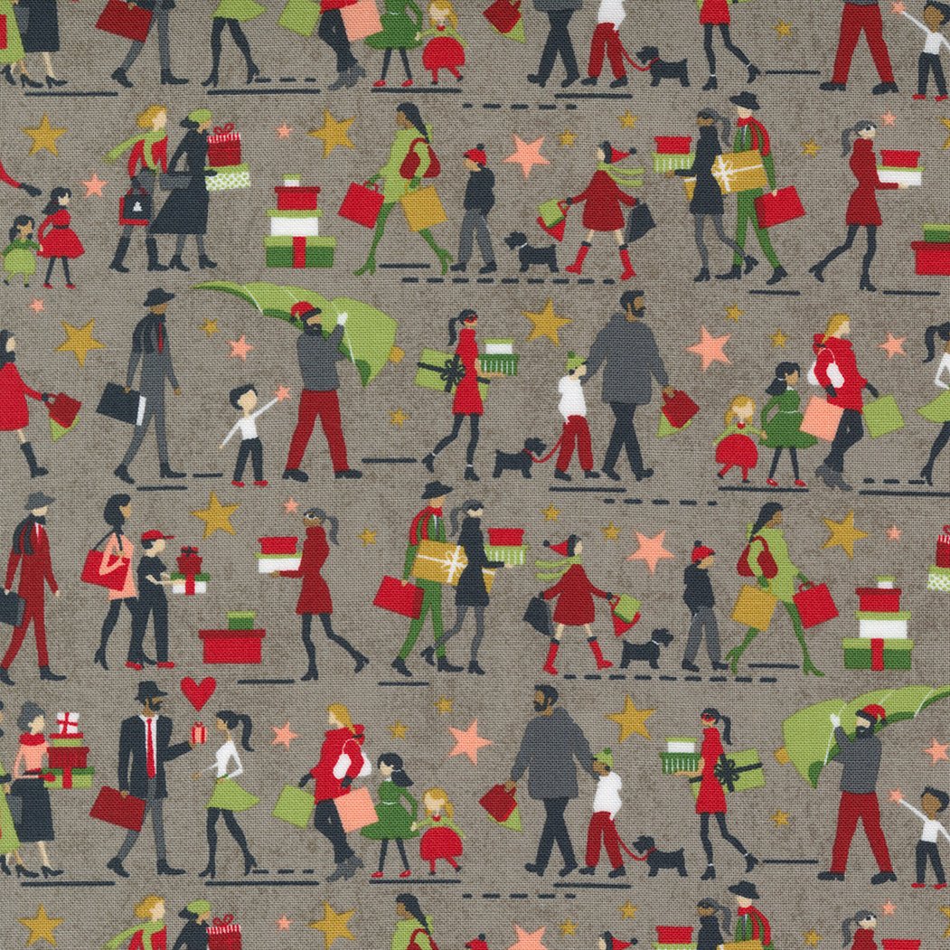 Hustle And Bustle Tinsel 30661 17 Moda 1 - Boho Fabrics - Quilting Cotton, Woven