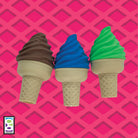 ICE CREAM SHOPPE SCENTED ERASER WITH SHARPENER - Boho Fabrics - 