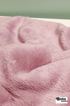 Ice Pink, Classic Double - Velour High Loft Fleece Fabric by Polartec 2nds - Boho Fabrics - Performance Fabrics