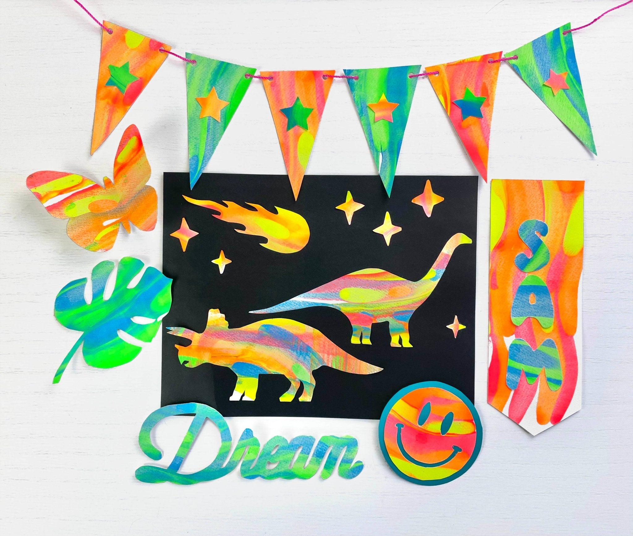 IHeartArt Squeegee Art - Boho Fabrics - 