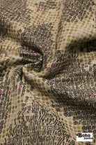 Impressionist Forest Jacquard Woven Fabric - Boho Fabrics - Jacquard, Woven