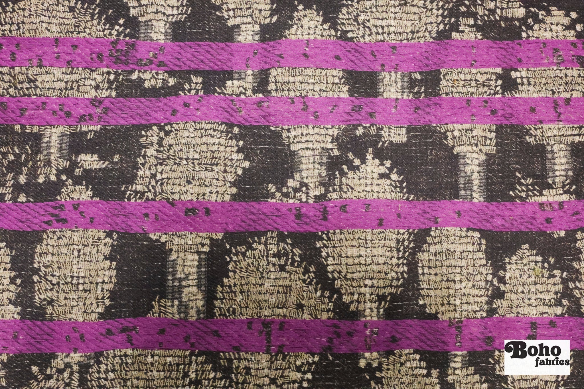 Impressionist Forest Jacquard Woven Fabric - Boho Fabrics - Jacquard, Woven