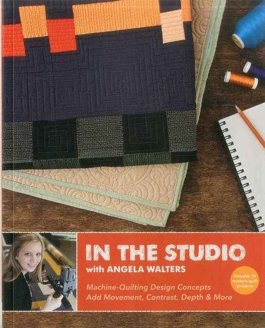 In The Studio With Angela Walters: Machine-Quilting Design - Boho Fabrics - Books