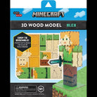 IncrediBuilds: Minecraft: Alex 3D Wood Model Kit - Boho Fabrics - Puzzles